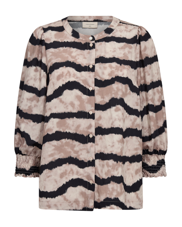 FQABY - SHIRT - BLACK AND BEIGE Verkauf – Bild 2