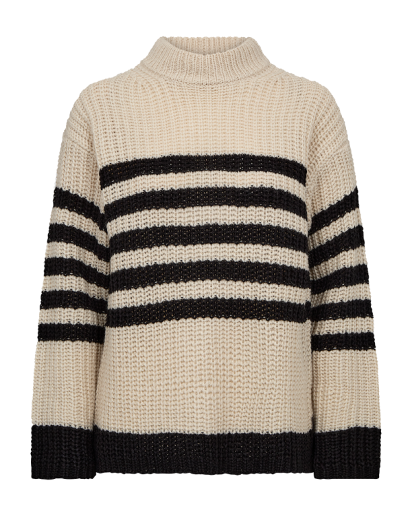 FQCOX - STRIPED PULLOVER - BEIGE Angebot