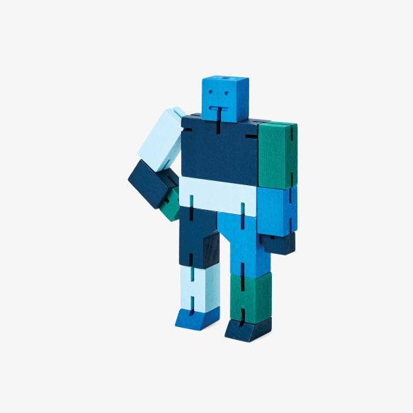 CUBEBOT® Capsule Collection | 3D PUZZLE ROBOTER | Blau Multi | David Weeks | Areaware Mode – Bild 2