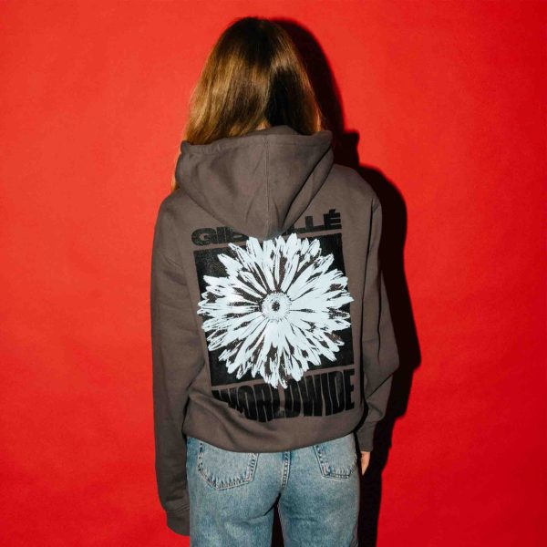 Babyblue Flower Heavyweight Hoodie Online