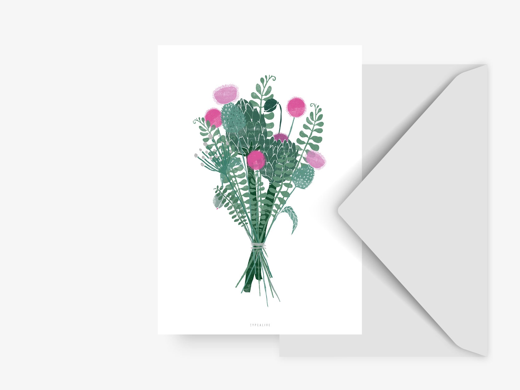 Postkarte   Wallflower No. 1 Verkauf
