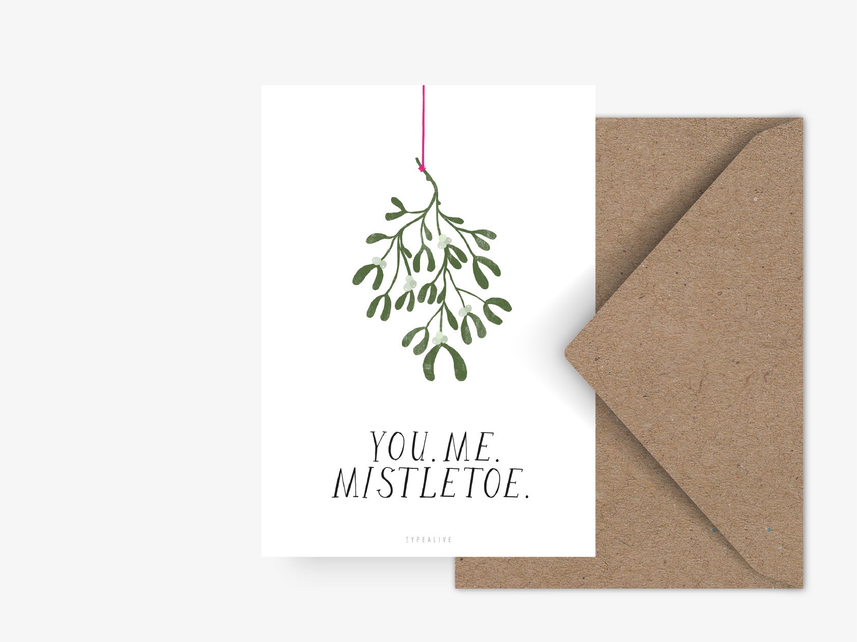 Postkarte   Mistletoe Rabatt