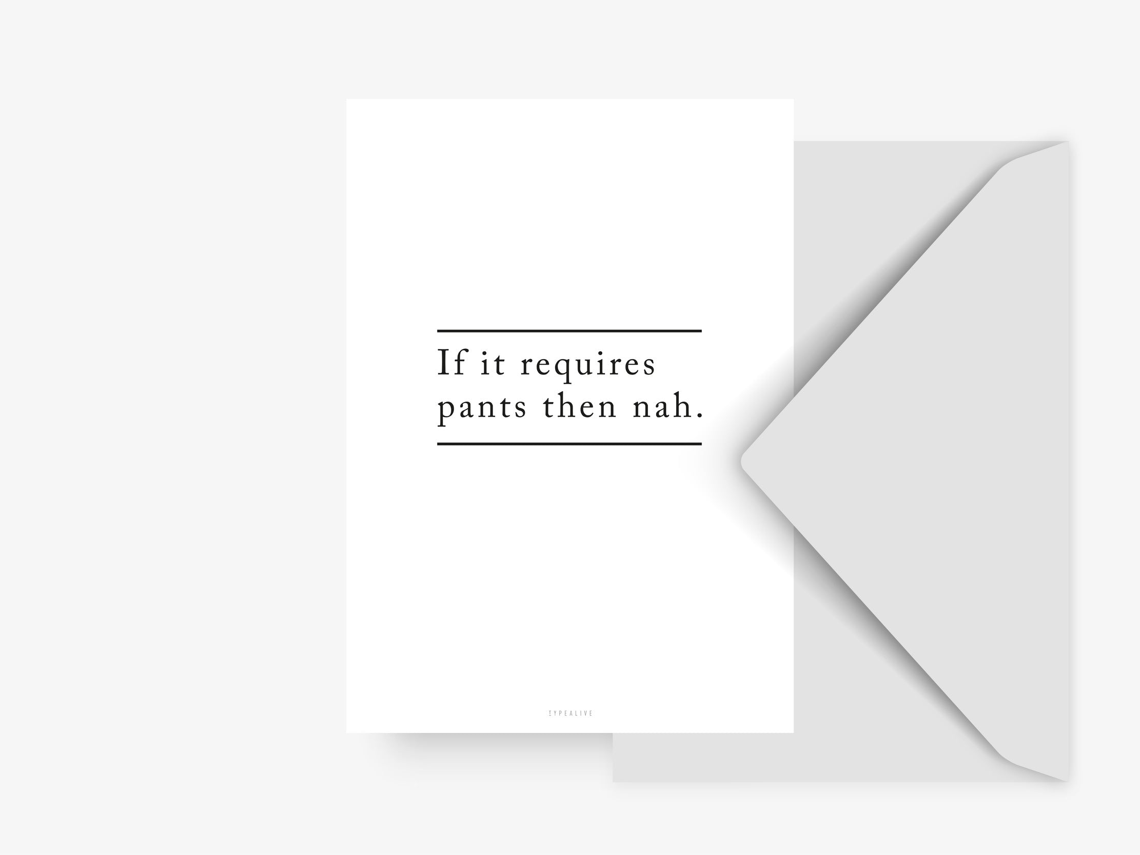 Postkarte   Pants Schn?ppchen