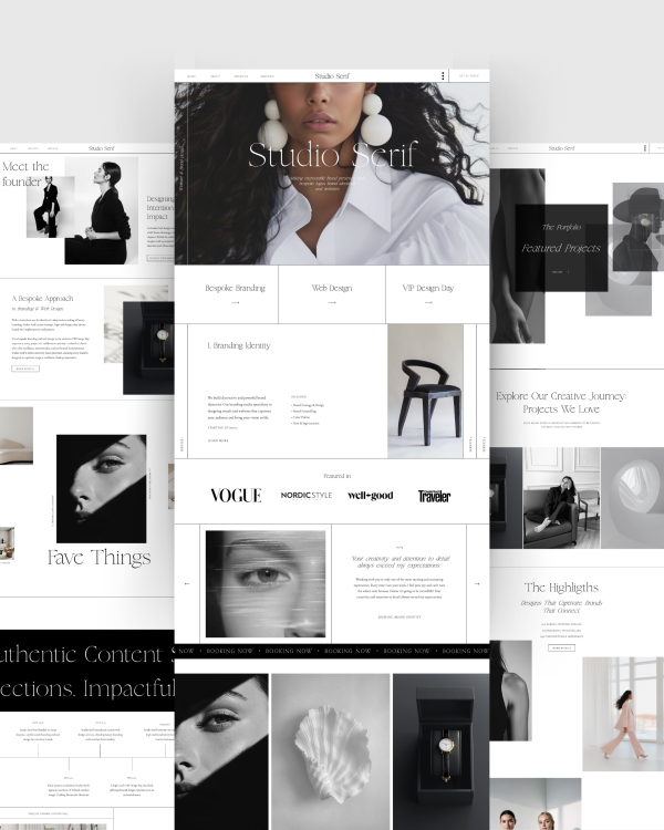 Studio Serif |  Showit Website Jetzt online – Bild 3
