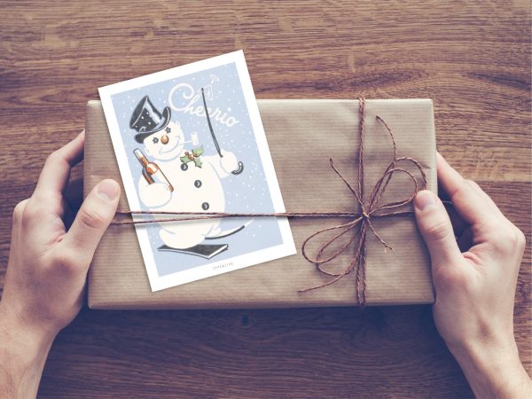 Postkarte   Retro Christmas No. 3 Online-Schn?ppchen – Bild 2