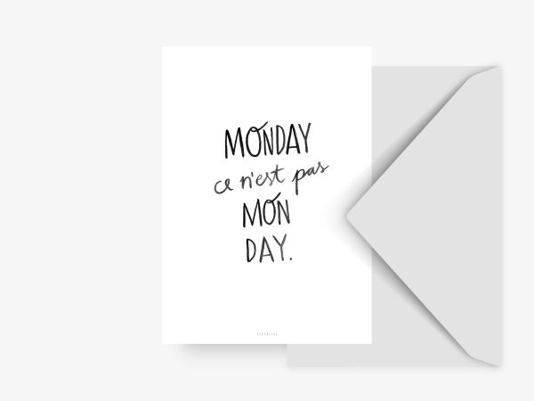 Postkarte   Mon Day Im Angebot