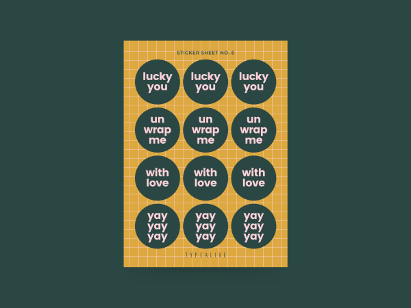 Stickerbogen No. 6 Mode – Bild 5